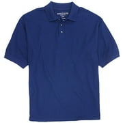 Faded Glory - Big Men's Solid Cotton Pique Polo Shirt