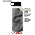 thumbnail image 2 of Skin Wrap Decal compatible with Hydro Flask Wide Mouth Bottle 32oz Camouflage Gray (BOTTLE NOT INCLUDED), 2 of 3