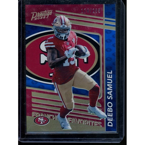 2022 Panini Prestige Franchise Favorites Deebo Samuel #FF-11 174/299 San Francisco 49ers Football Card
