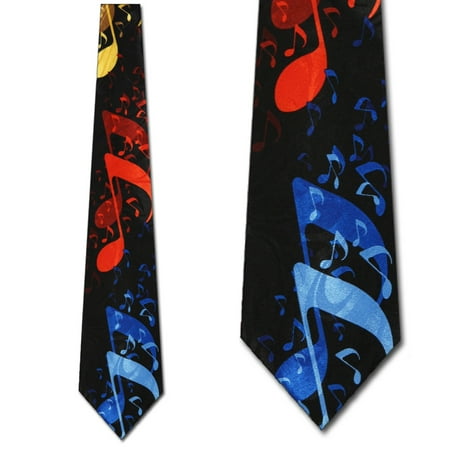 - Giant notes (Black) Necktie Mens Tie