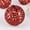 42#Red, variant on 6cm Christmas Tree Bauble Hanging Ornaments, Glitter Holiday Decorations, Durable Plastic, Indoor Party and Home Tree Decorations, Festive DIY Tree Garland Ornaments for Hotels