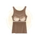 thumbnail image 5 of Sudadera con capucha larga,Camiseta sin mangas acanalada para mujer, camisola elástica informal, de poliéster, ideal para usar en capas y a diario, sopatenor, 5 of 9