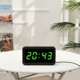 thumbnail image 4 of (vert) Horloge Numrique, Mode Nuit Automatique, 3 Niveaux De Luminosit Led, Aliment Par Batterie, 12/24 Heures, Rveil Pour Enfants, Personnes Ges,, 4 of 5