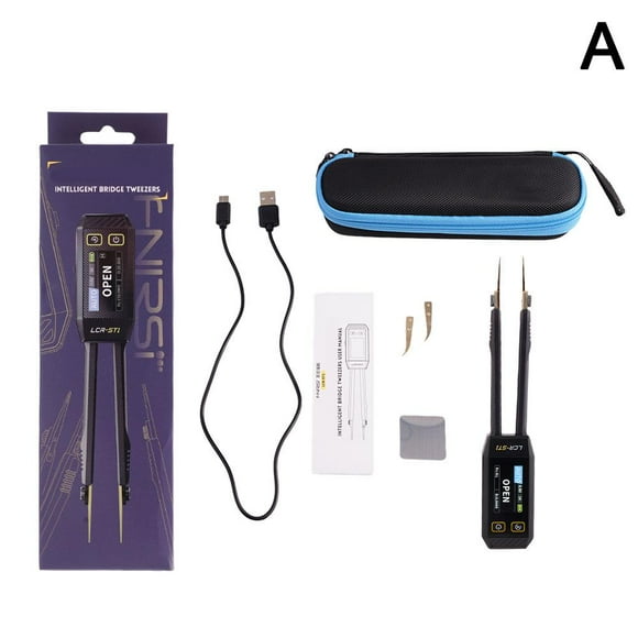 LCR-ST1 Digital Bridge Meter High Precision LCR Meter Tweezer Smart Tweezers✨m X9M6