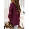 thumbnail image 2 of PRETTYGARDEN Womens Casual Blazer Spring Fall Fashion Long Sleeve Open Front Work Office Suit Jackets, 2 of 7