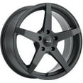 thumbnail image 2 of Ultra 4558843SB3 5 x 110 in. Bolt Pattern F-55 Satin Black Wheel with Clear Coat, 2 of 2
