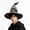 Grey, variant on Adult Wizard and Witch Hats, Large Pointed-Top Wide-Brimmed Magician Costume Hats, Halloween Cosplay Party Accessories, Available in Multiple Colors
