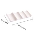 thumbnail image 2 of USHOBE 2Pcs Rack Countertop White Plastic Display Rack for Kitchen Use Household Users, 2 of 8