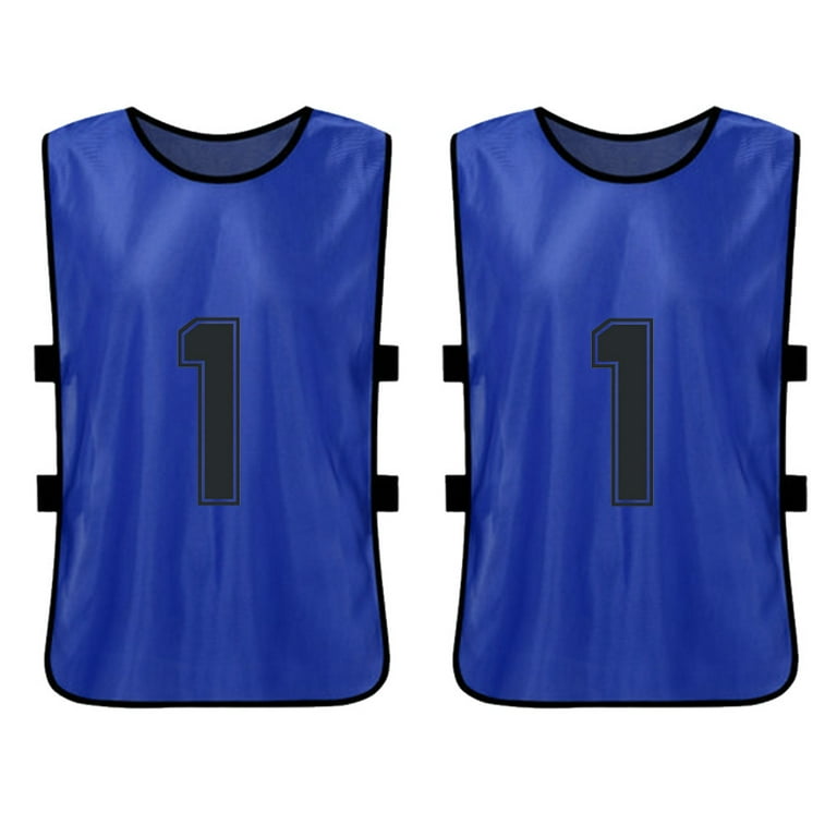 6 PCS Adults Soccer Pinnies Quick Drying Football Team Jerseys Youth Sports  Scrimmage Soccer Team Training Numbered Bibs Practice Sports Vest 