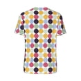 thumbnail image 2 of Daiia Polka Dot Mens Baseball Jersey Button Down Shirts Short Sleeve Sports Uniforms-X-Large, 2 of 9