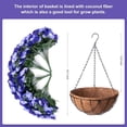 thumbnail image 2 of Artificial Hanging Flowers with Basket Outdoor Spring Summer Decor, Fake Hydrangea UV Resistant Arrangements in Pot Planter Decor for Indoor Porch Garden Yard (Double Blue), 2 of 6