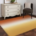 thumbnail image 3 of Gradient Orange Area Rugs 4x6 ft Modern Minimalist Yellow Orange Ocean Beach Washable Rug Non Slip Indoor Carpet Absorbent Floor Mat for Living Room Bedroom Dining Room, 3 of 9
