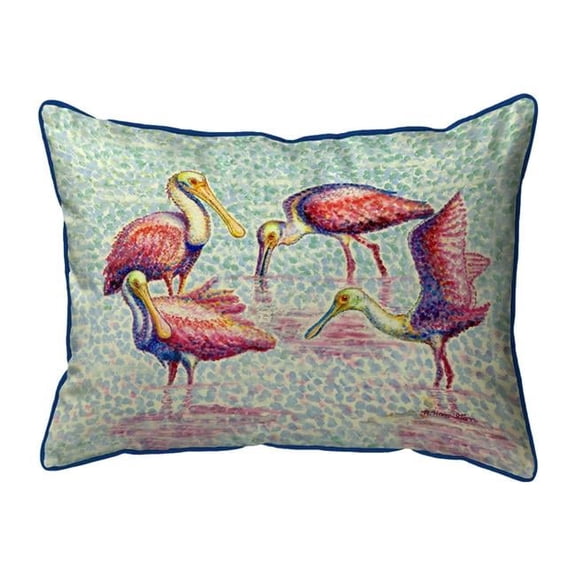 Betsy Drake ZP1381 20 x 24 in. Spoonbill Group Zippered Pillow - Extra Large