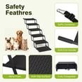 thumbnail image 4 of Foldable Dog Car Steps - Upgraded Non-Slip Pet Stairs for Large Dogs, Lightweight Pet Ladder with High Load-Bearing Capacity，Up to 350Lbs,6 Steps, 4 of 8