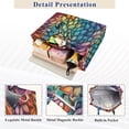 thumbnail image 3 of FORMRS Womens Corduroy Tote Bag Crossbody Shoulder Handbag with Pocket, Colorful Dragon Scales Pattern, 3 of 7