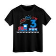 thumbnail image 1 of TAIAOJING T-Shirts Polyvalents Garçon Fille, Imprimé de Train de Dessin Animé, Manches Courtes, Col Rond, T-Shirts Stylés, Haut Décontracté pour Tout-Petit à Adolescent, Coupe Décontractée, Léger, Tenue Quotidienne, 1 of 4