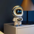 thumbnail image 4 of Altavoz inalámbrico Smart Astronaut V5.1 para decoración del hogar, micrófono integrado, emparejamiento con radio FM Blanco, 4 of 8