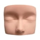 thumbnail image 5 of Cabeza de maniquí de pestañas, muñeca de cosmetología, fácil de limpiar, tacto suave, cabeza plana, cabeza de práctica de maquillaje para principiante, 5 of 9