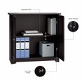 thumbnail image 3 of Cabot Small Storage Cabinet with Doors in Espresso Oak - Engineered Wood, 3 of 7