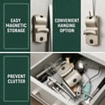 thumbnail image 5 of Lsupdaol 2 Pack Canning Jar Opener with Magnets, Mason Jar Opener For Canning Lids, for Regular and Wide Mouth Lids, Powerful Magnet for Easy Refrigerator Storage, Releases Vacuum Seal(Beige), 5 of 6