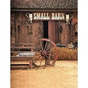MOHome 3x5ft Western Barn Cowboys Photography Studio Backdrop Background