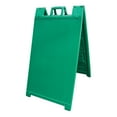 thumbnail image 2 of Plasticade Signicade Portable Folding Sidewalk Double Sided Sign Stand, Green, 2 of 6