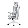 thumbnail image 4 of Silla Ejecutiva ACTECK FLUX PRO EC757 Ergonomica Reclinable 135° 136kg Reposabrazos 3D Reposapies Piston Clase 4 Blanco AC-940276, 4 of 7