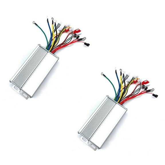 2X 48V 60V 500W Hub Motor Controller 12Mos MAX 30A for Electric Bike E-Scooter Bldc Motor Controller