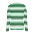 thumbnail image 7 of Uoodti Long Sleeve Shirts for Women Slim Fitted Stretchy Crewneck Knit Sweaters Women's Heart Print Ribbed Tops Fall Gift Casual, 7 of 7