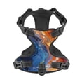 thumbnail image 4 of Lsque Galactic Dog Swirls Art Dog Harness, No-Pull Pet Harness with 2 Leash Clips, Adjustable Soft Padded Dog Vest with Easy Control Handle for Large Dogs-X-Large, 4 of 9