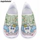 thumbnail image 1 of Zapatos de enfermera informales para mujer de Doginthehole, zapatos planos con estampado de dientes de dibujos animados bonitos a la moda, zapatos de malla ligeros y transpirables sin cordones, 1 of 5