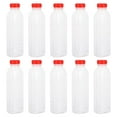 thumbnail image 4 of YOPTOP 10Pcs 500ml Disposable Plastic Empty Bottles Transparent Bottles with Scale, 4 of 6
