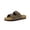 Brown, variant on Lane Boys and Girls Sandals, Comfortable Cork Footbed Slide Sandals with Adjustable Straps and Supportive Cushioned Design - Kids Summer Sandals