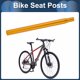 thumbnail image 3 of Postes de asiento de bicicleta Unique Bargains 27.2x350mm Tubería de asiento de bicicleta Aleación de aluminio Tono dorado Ligero, 3 of 7