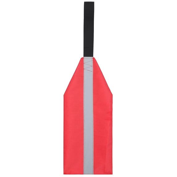 huanledash Kayak Tail Flag Reflective Waterproof Strong Toughness Reminder Oxford Fabric Highly Visible Kayak Safety Flag Safety Equipment