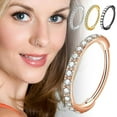 thumbnail image 5 of HLONK Silver Hinged Nose Rings Hoops For Women  Piercing Jewelry Stainless Steel Jewelry  Silver For Upper Earring Piercing Conch V6E6, 5 of 5