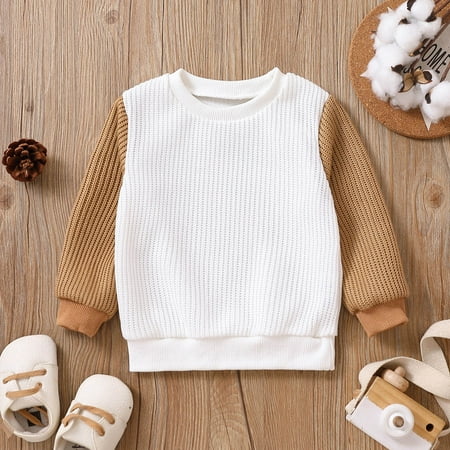 

Toddler Boys Hoodies And Sweatshirts Autumn Winter Long Sleeve Patchwork Pullover Tops Clothes Daily-Wear
