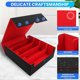 thumbnail image 2 of Caja de Almacenamiento para Cartas Coleccionables, Caja para Barajas de 4 , Caja para Cartas con Magnético para Cartas de Juego, Color Negro y Rojo, 2 of 5