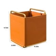 thumbnail image 3 of LADIGASU Penholder Leather Square Pen,Desktop Stationery Storage Box,Office Accessories Storage Box,Home Large-Capacity Pen, 3 of 8
