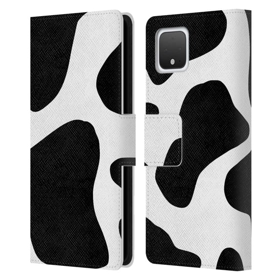 Head Case Designs Officially Licensed Grace Illustration Animal Prints Cow Leather Book Wallet Case Cover Compatible with Google Pixel 4