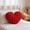 Red, variant on Zeiwohndc Set of 2 Decorative Throw Pillows with Heart Stripe Faux Furs Furry CushionGift