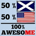 thumbnail image 2 of CafePress - Half Scottish Half American Body Suit - Baby Light Bodysuit, Size Newborn - 24 Months, 2 of 4