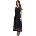 thumbnail image 2 of Bimba Women Casual Cold-Shoulder Long Maxi Dress Boho Chic Summer Clothing, 2 of 8
