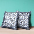 thumbnail image 3 of Amrita Sen Designs CAPL1056FSDS-ZP-18x18 18 x 18 in. Mughal Art Suede Zippered Pillow with Insert - Multi Color, 3 of 4