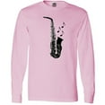 thumbnail image 3 of Inktastic Saxophone Musician Band Idea Long Sleeve T-Shirt, 3 of 5