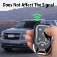 thumbnail image 6 of Key Fob Cover Compatible with Chevrolet Silverado Suburban Tahoe GMC Yukon Yukon XL Terrain Acadia 2015-2020 5 Button TPU Keychain Case Holder Protector,Black, 6 of 7