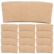 thumbnail image 1 of 100 fundas de papel kraft para vasos de café, de cartón corrugado, desechables, resistentes al calor, para bebidas calientes, aislantes protectores de calor y frío, 1 of 7