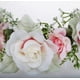 thumbnail image 3 of Corona de flores nupciales Corona floral Diadema Corona para el cabello Guirnalda para el cabello Flor Halo Tocado floral Boho con cinta Fiesta de bodas Blanco, 3 of 5