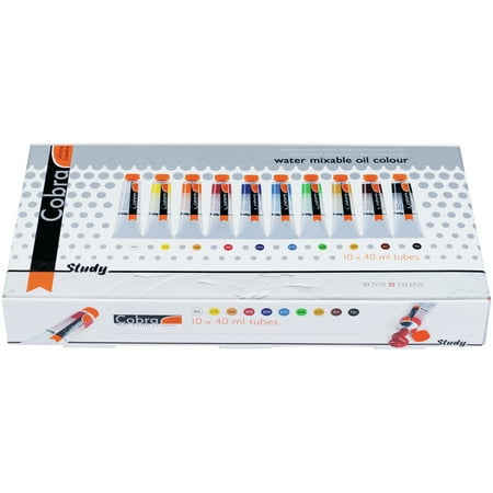 UPC: 8712079341343 | Cobra Study 40ml Oil Paint Value Set 10/Pkg-