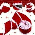 thumbnail image 6 of Christmas Decor, Glam Fabric Christmas Ribbon 2meter Total 2.5 Inch Wired Red Velvet Ribbon For Holiday Decorations Tree Trimming Gift Wrapping Crafting, Christmas Gifts, 6 of 8